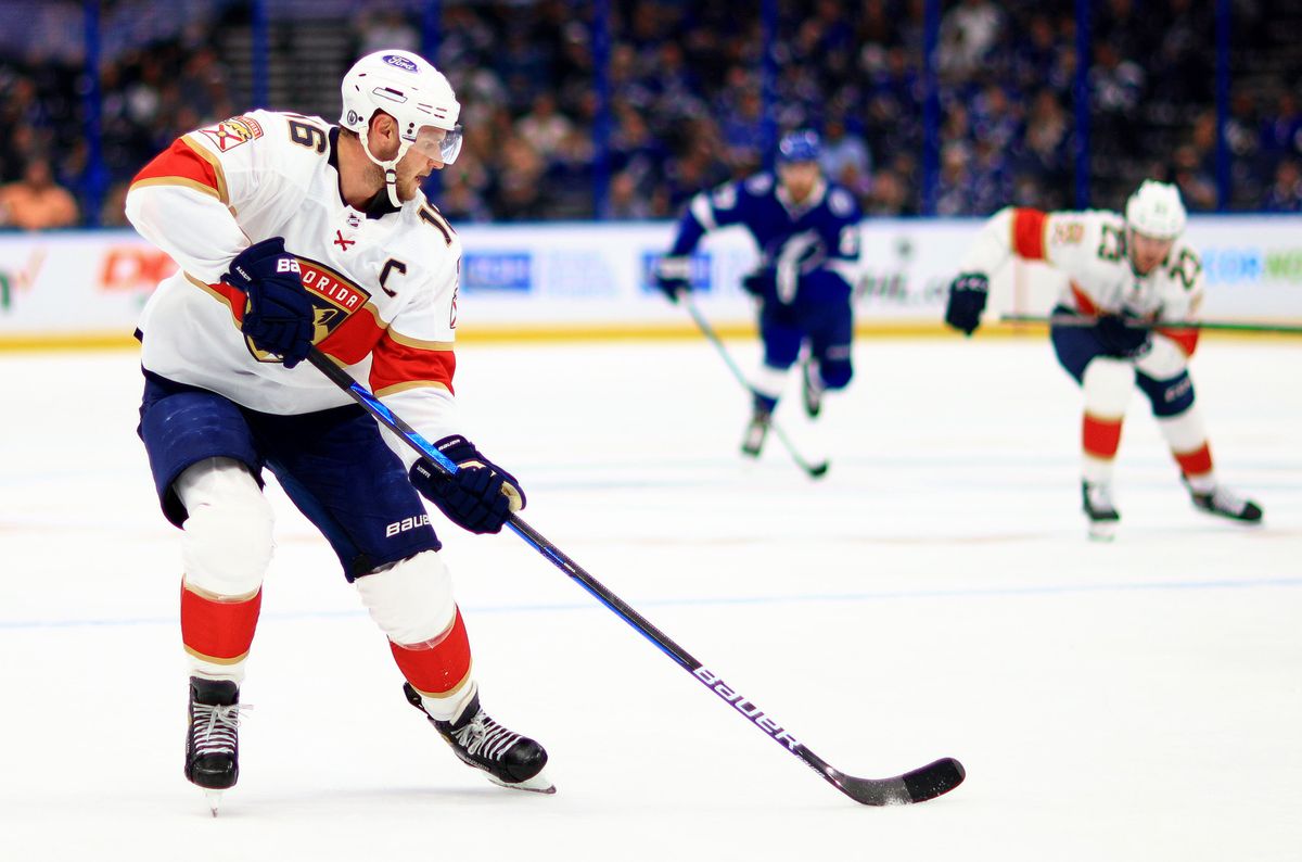 Aleksander Barkov and the Panthers got bopped.