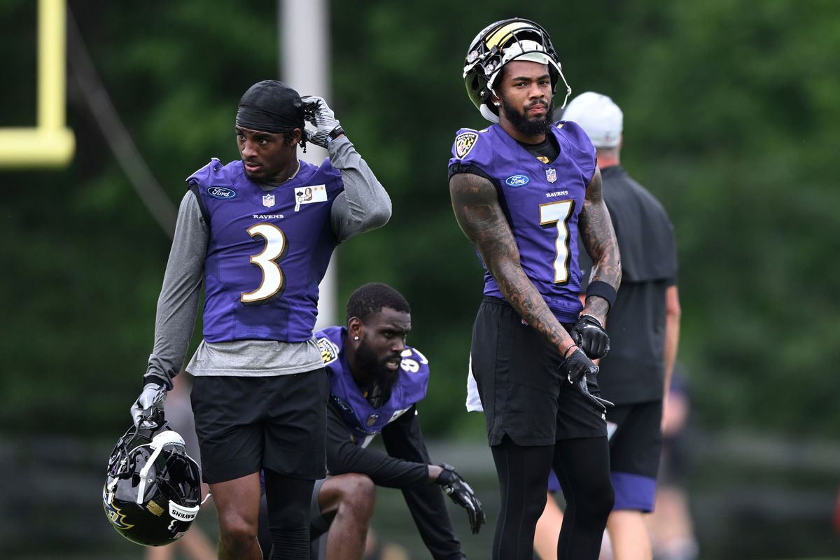 If you correctly ID’d Ravens’ wide receivers Rashod Bateman (r.), and James Proche II (l.), you’re probably from Baltimore.