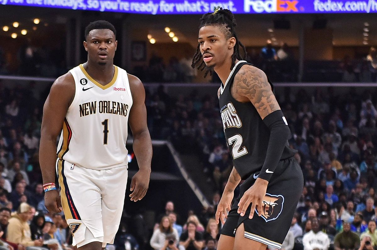 Zion Williamson and Ja Morant