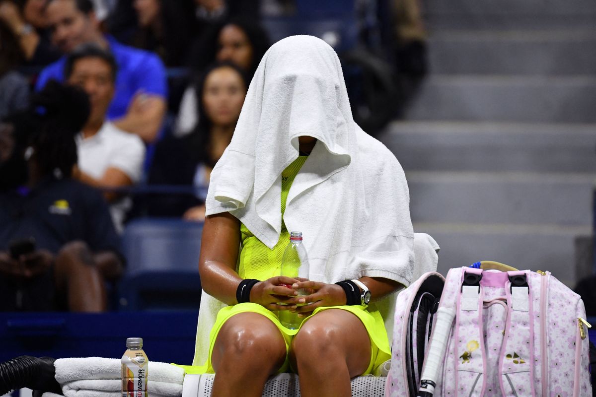 Naomi Osaka lost at the U.S. Open and it might be a while before she plays again.