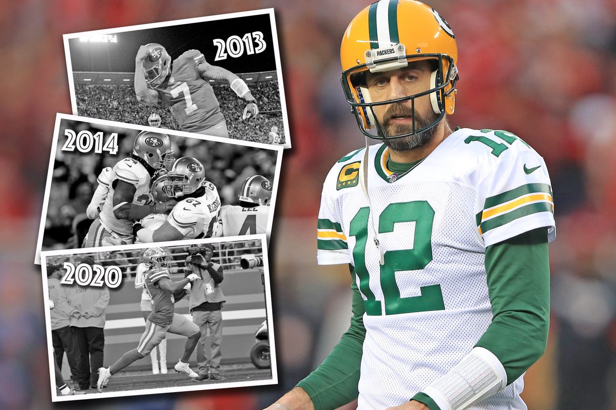 Aaron Rodgers seeks first postseason win in four tries against San Francisco on Saturday.
