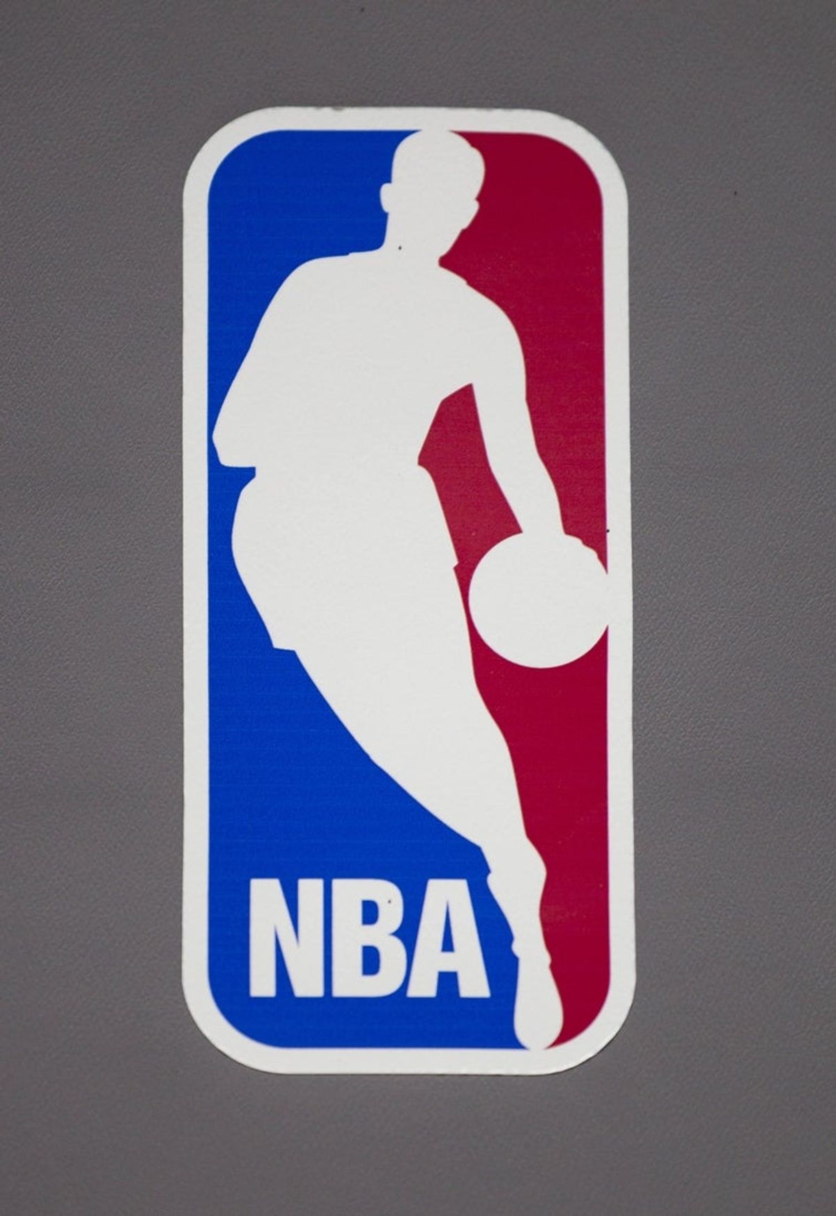 Nov 09, 2010; Milwaukee, WI, USA; NBA logo on the basket during the game between the New York Knicks and the Milwaukee Bucks at the Bradley Center.  The Bucks defeated the Knicks 107-80.  Mandatory Credit: Jeff Hanisch-Imagn Images