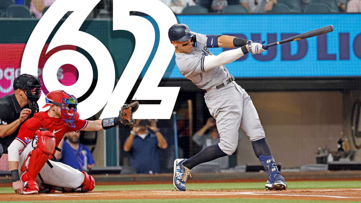 Aaron Judge connects on AL-record 62 home run.