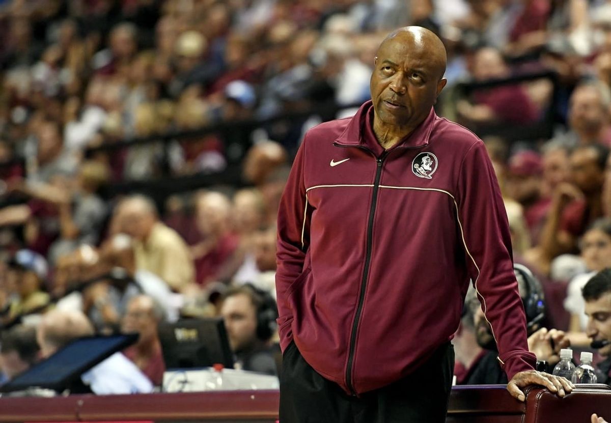 Florida State Seminoles head coach Lenoard Hamilton during the second half against the North Carolina Tar Heels at Donald L. Tucker Center.