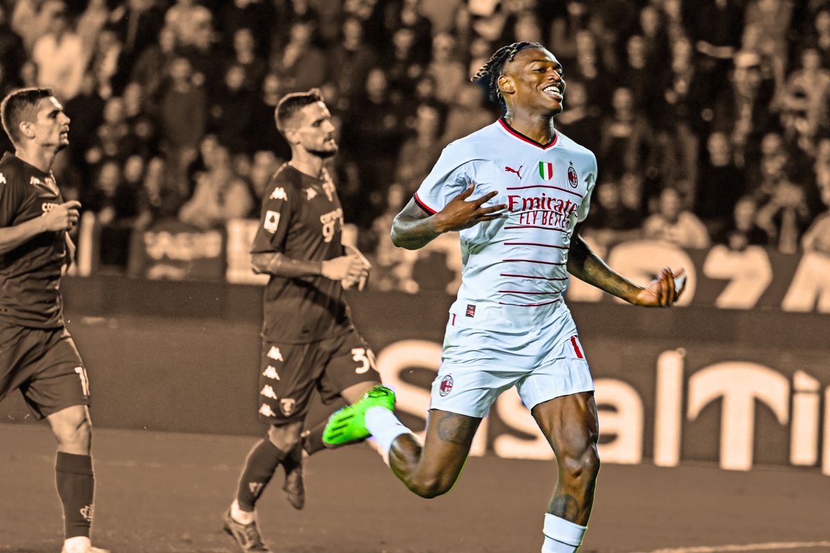 Rafael Leão standing out.