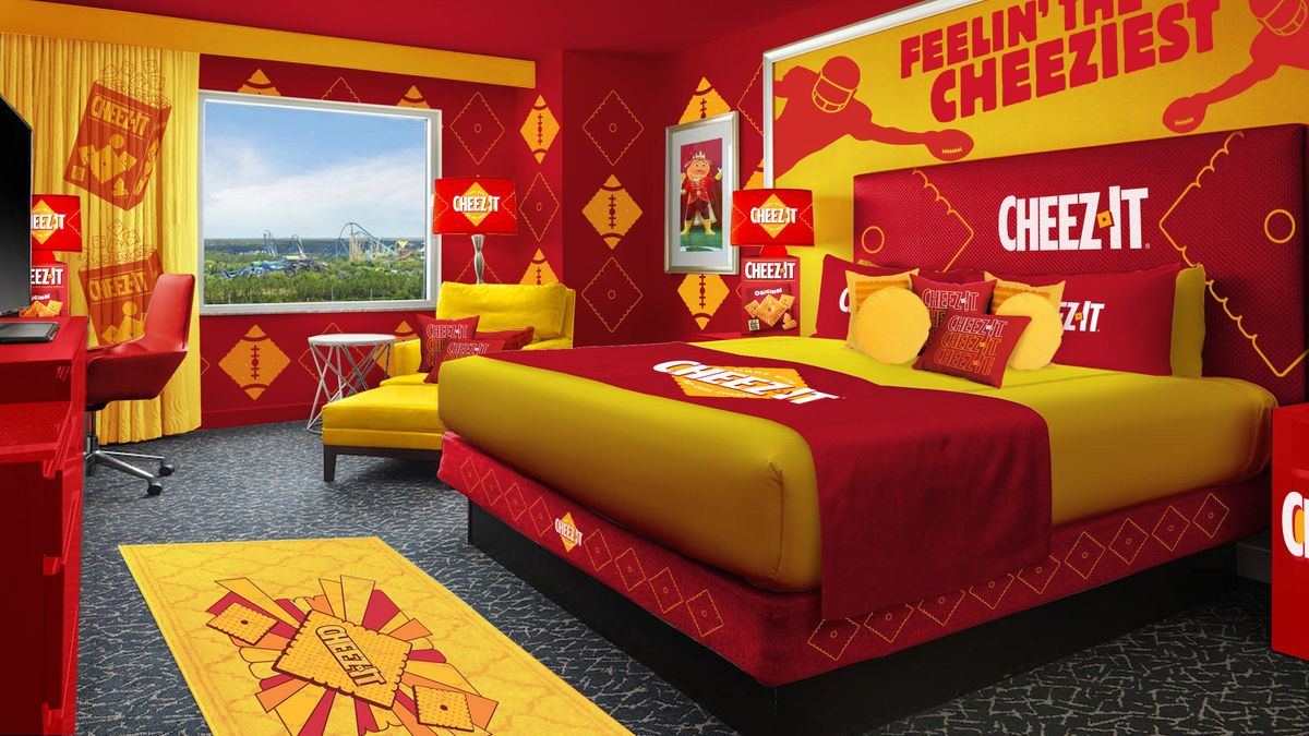 “Here’s where you’ll be staying before the biggest game of your life. Enjoy!”