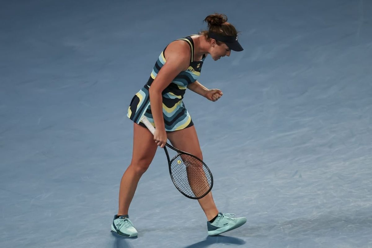 Linda Noskova of Czechia advanced to the quarterfinals of the Australian Open.