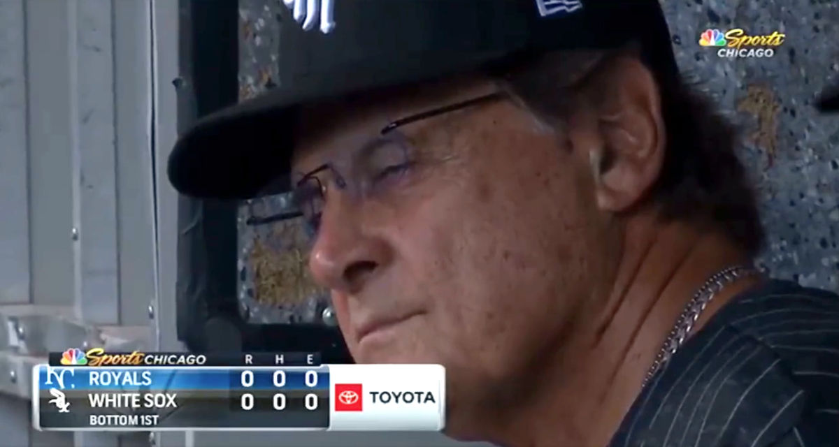 Tony La Russa was fighting hard to stay awake. We’ve all been there.