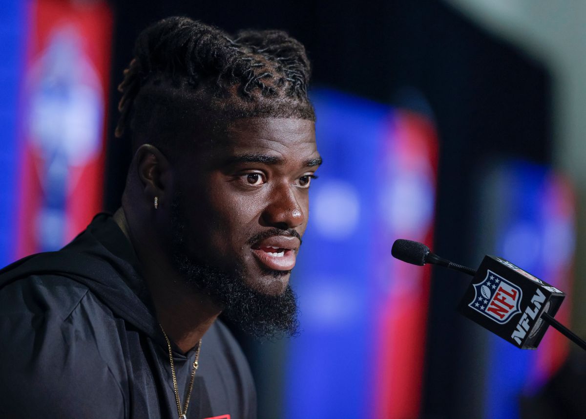 David O jabo suffered a serious injury during his pro day workout.