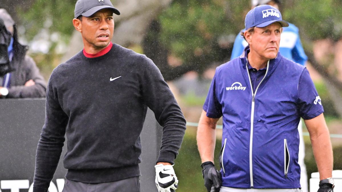 Tiger Woods beat Phil Mickelson without hitting a shot on tour all year.