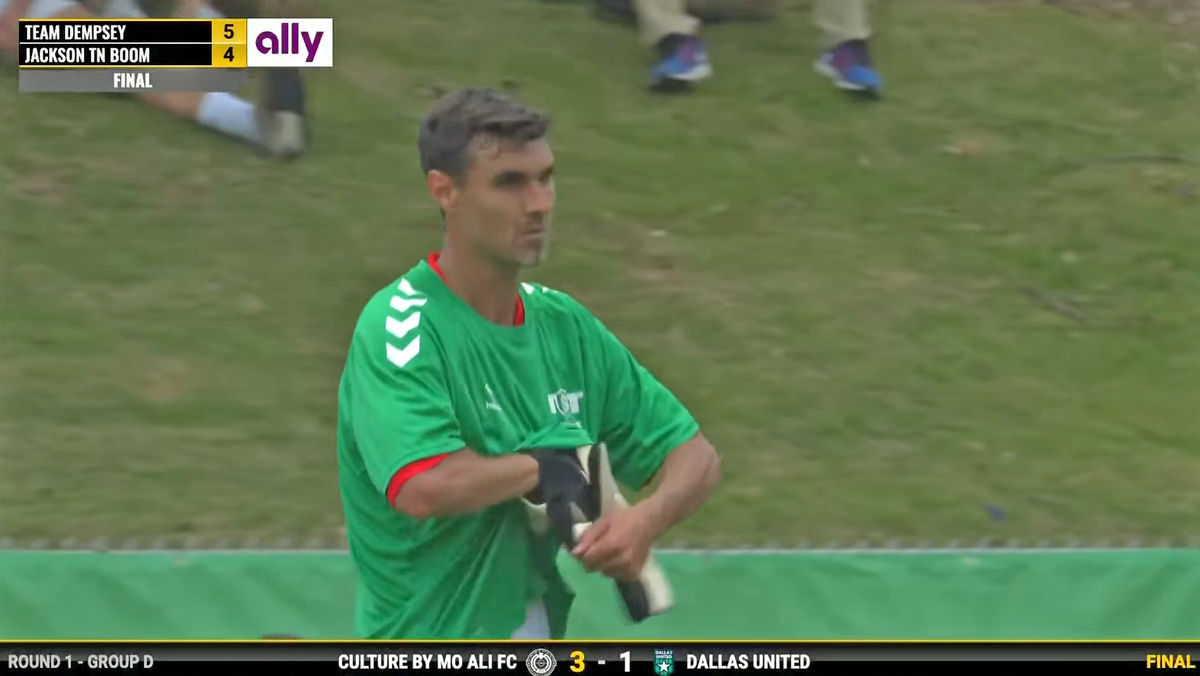 Wondo scored a hat trick and played keeper