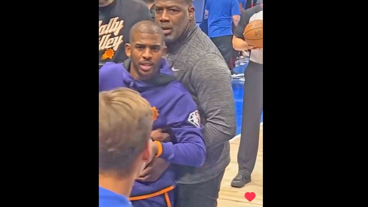 Someone might not have expected Chris Paul to see him