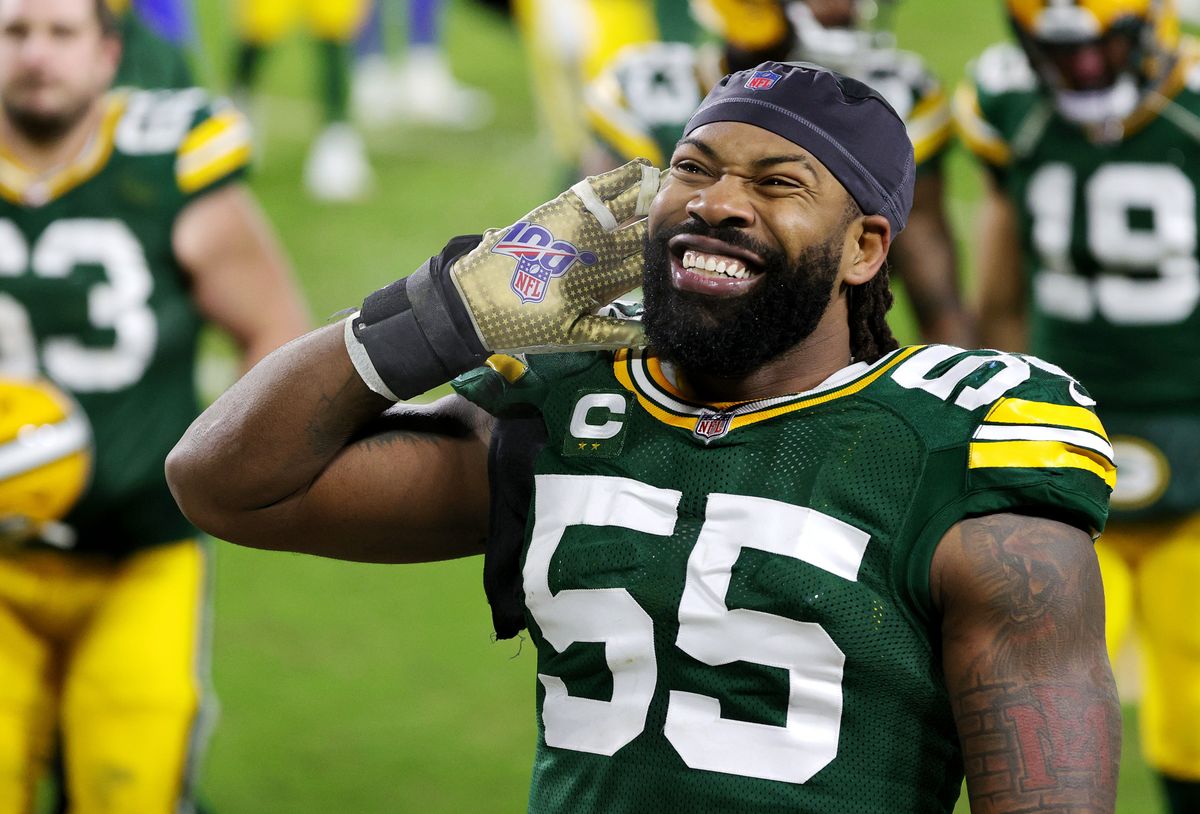 Za’Darius Smith is Pack for the playoffs.