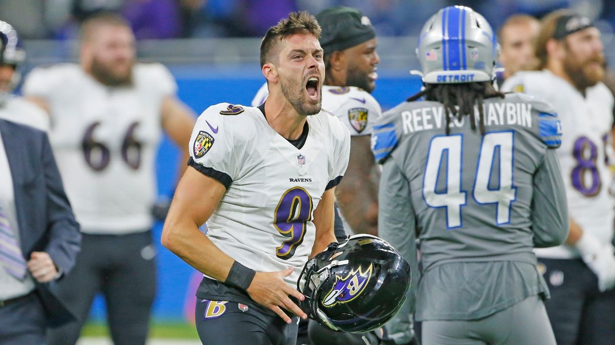When you set an NFL record and stick it to the Lions on the same kick.