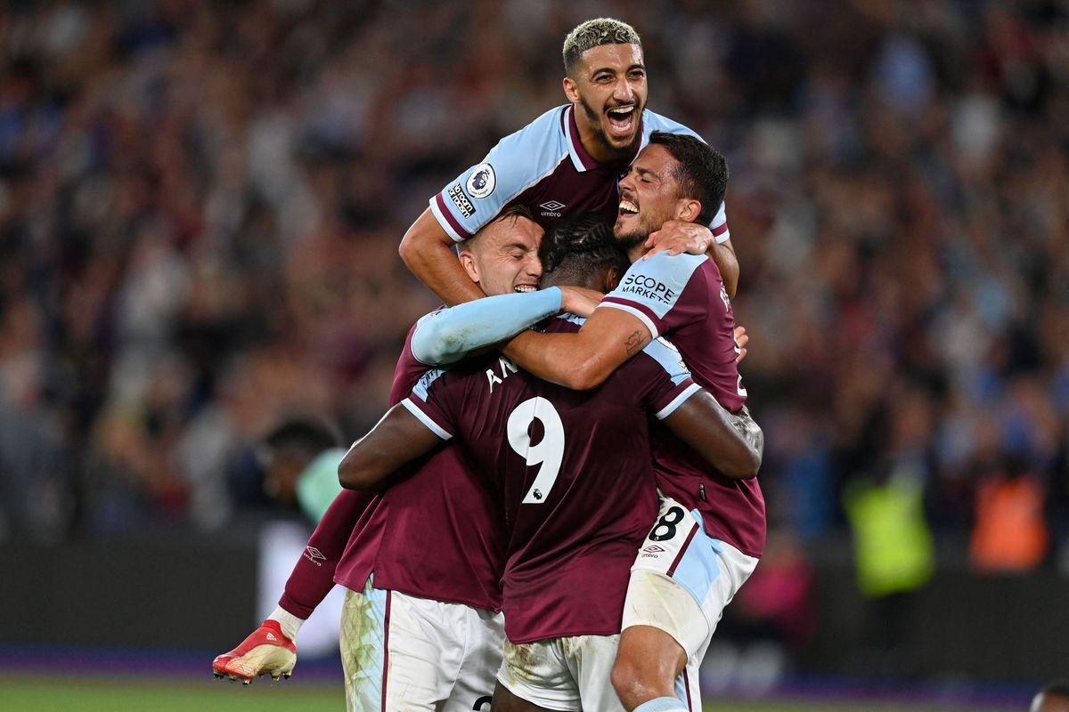 Pictured: West Ham, having fun!