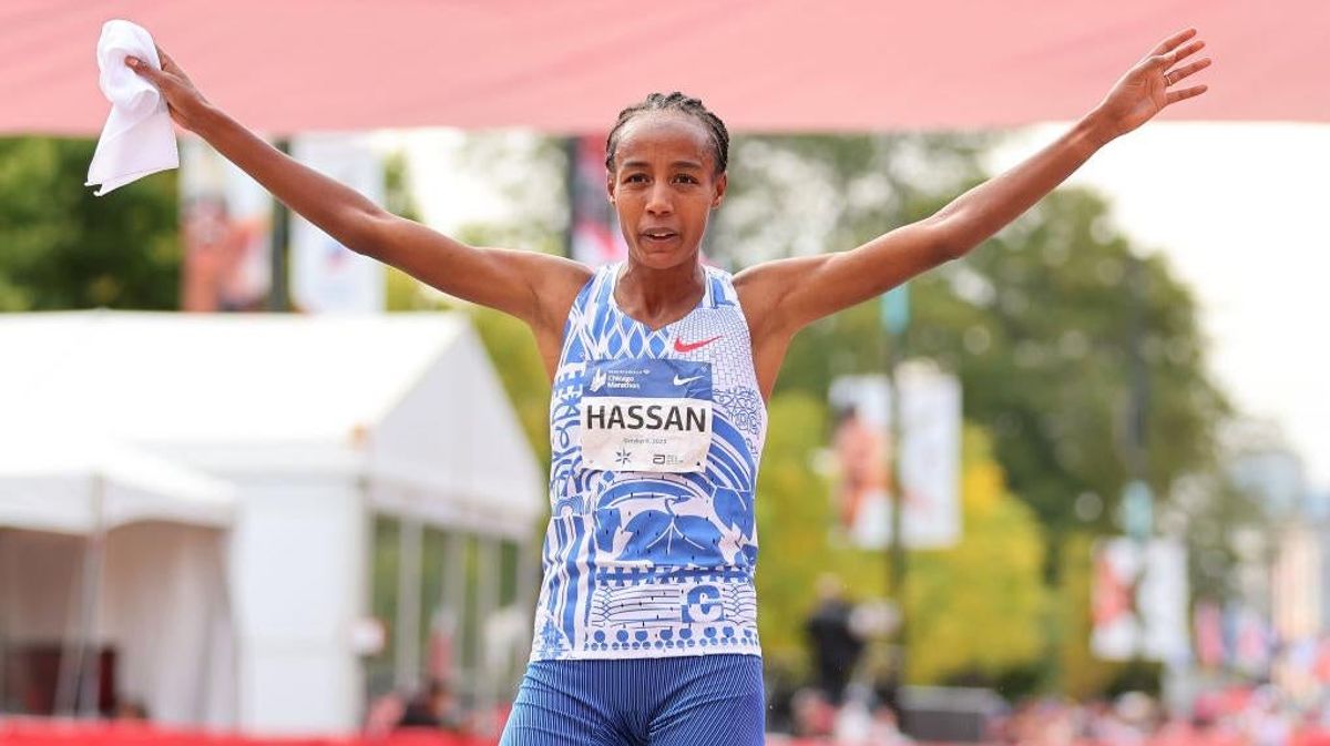 Sifan Hass an put in a dominant performance in today’s Chicago Marathon.