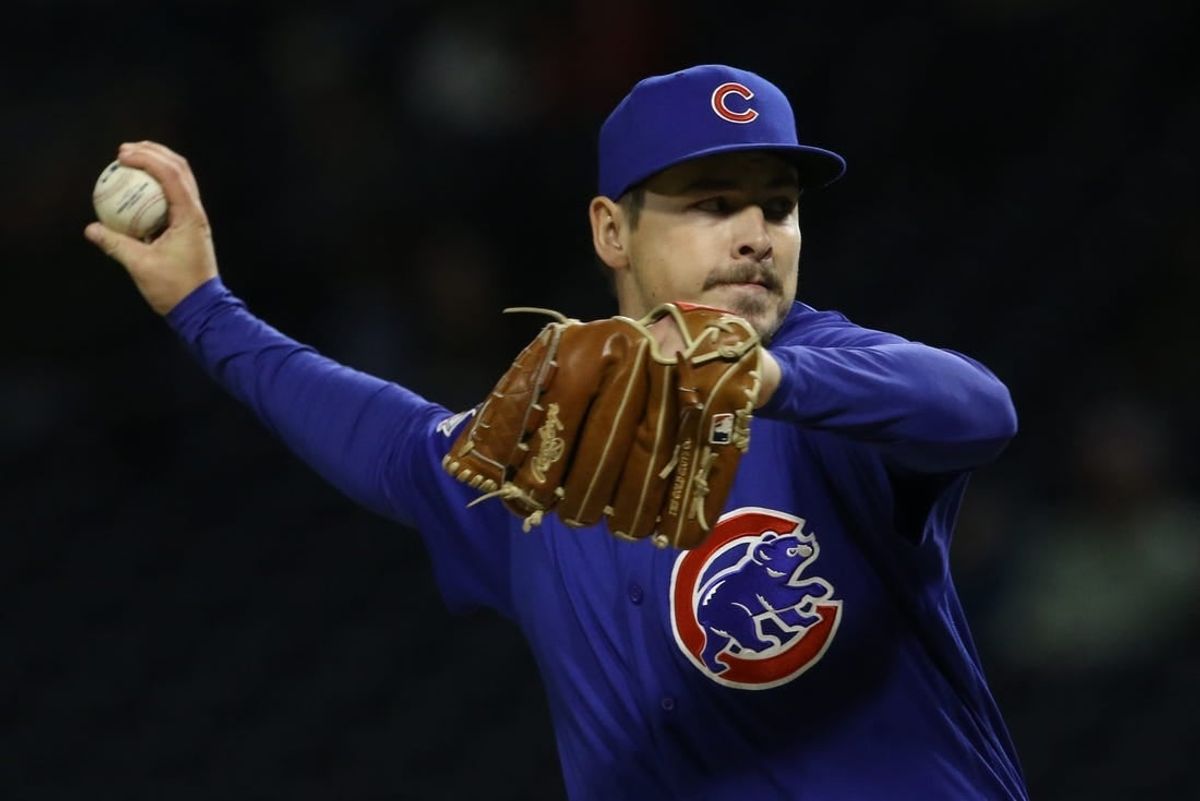 Sep 23, 2022; Pittsburgh, Pennsylvania, USA;Chicago Cubs relief pitcher Michael Rucker (59) pitches against the Pittsburgh Pirates during the fifth inning at PNC Park.
