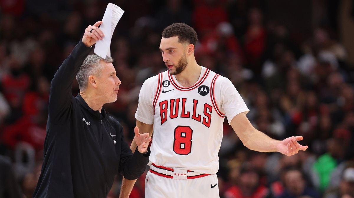 Billy Donovan (left) and Zach LaVine