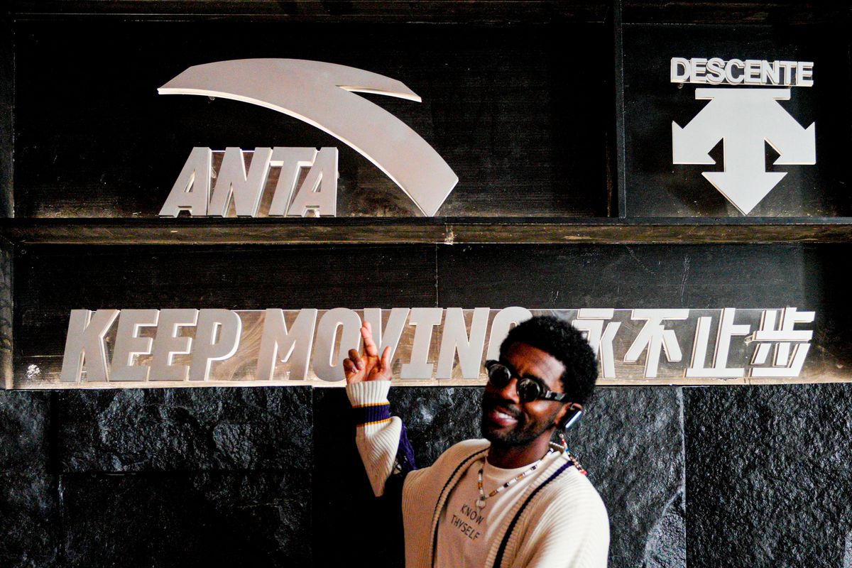 Kyrie Irving is an executive with the Chinese company Anta.