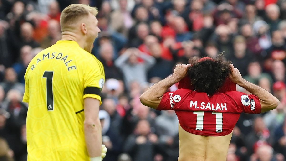 Aaron Ramsdale is understandably pretty hype after shutting down Mo Salah in penalty kicks.