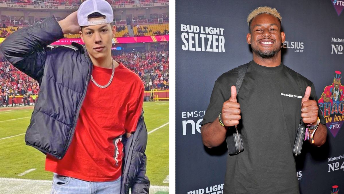 Jackson Mahomes (left) won’t get to have his collaboration with JuJu Smith-Sc huster.