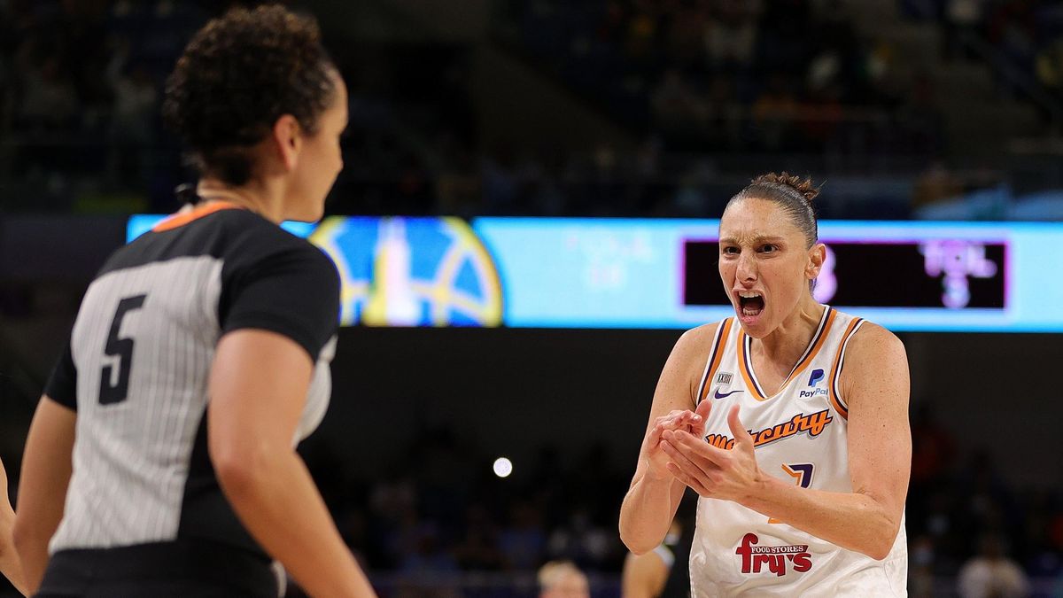 Diana Taurasi beefed with the refs frequently during the WNBA Finals.