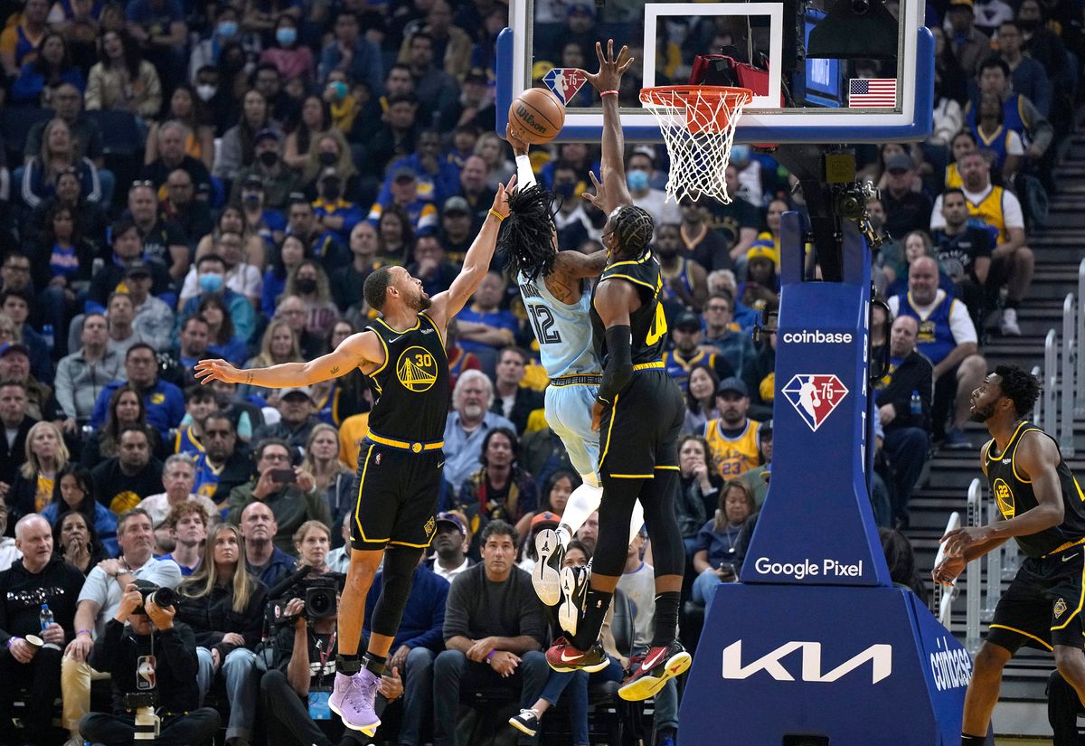 Steph Curry and co. are up 2-1 on a Ja Morant-less Grizzlies squad.