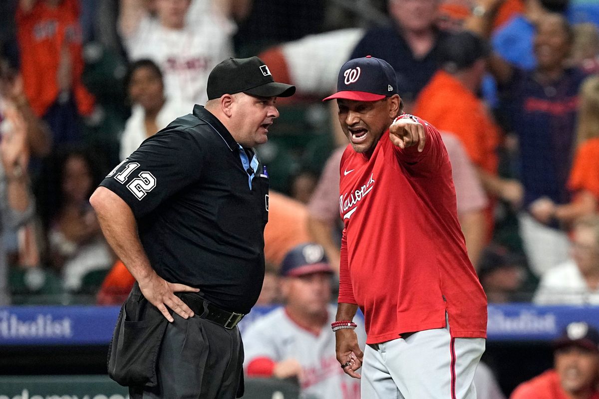 Dave Martinez, looking justifiably pissed.