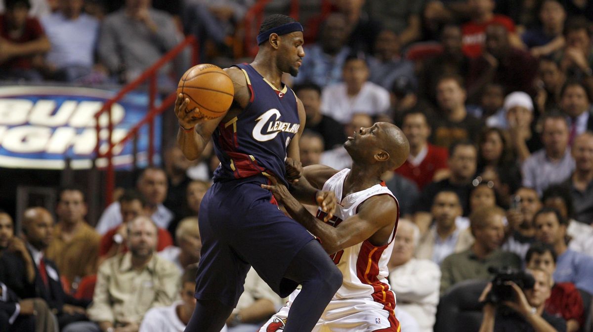 LeBron James and Gary Payton