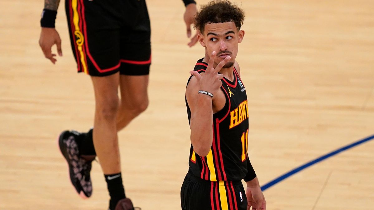 Trae Young quieted the fans at Madison Square Garden quickly.