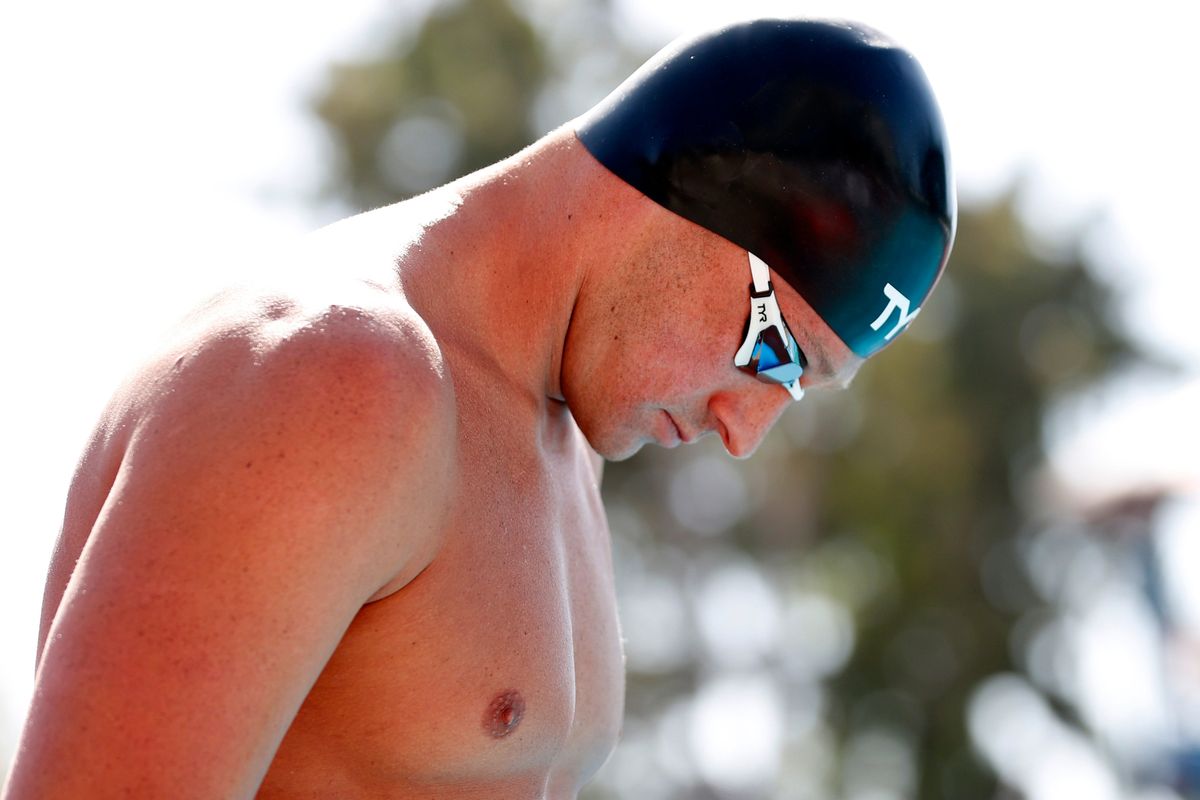 Ryan Lochte, last seen lying about getting robbed in Brazil, won’t say if he got vaccinated.