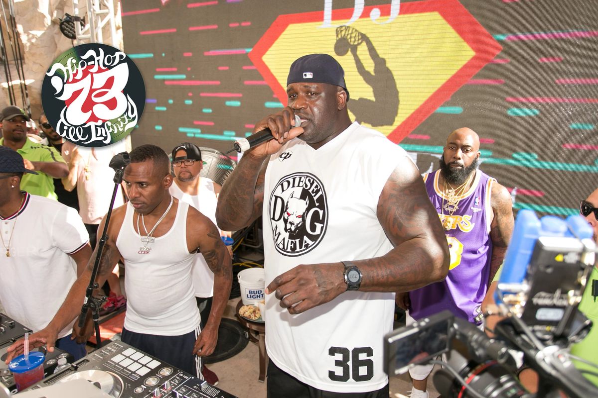 DJ Diesel aka Shaquille O’Neal hosts at Rehab Beach Club at Hard Rock Hotel & Casino in Las Vegas, NV.