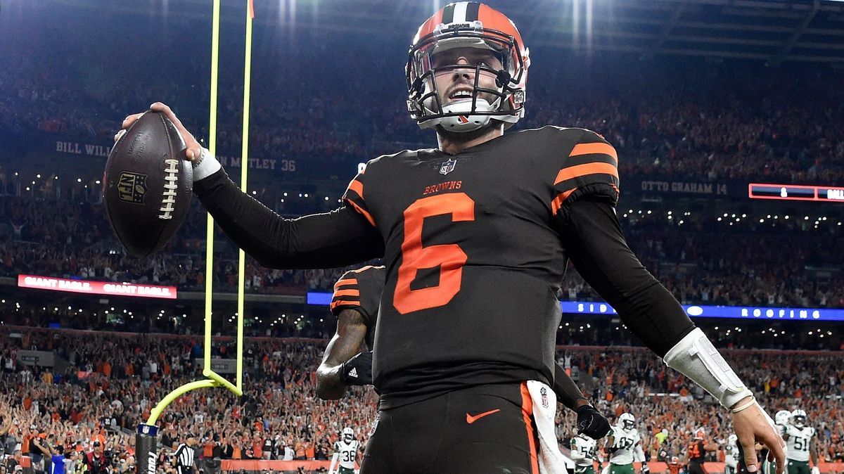 Baker Mayfield: still not quite a superstar.