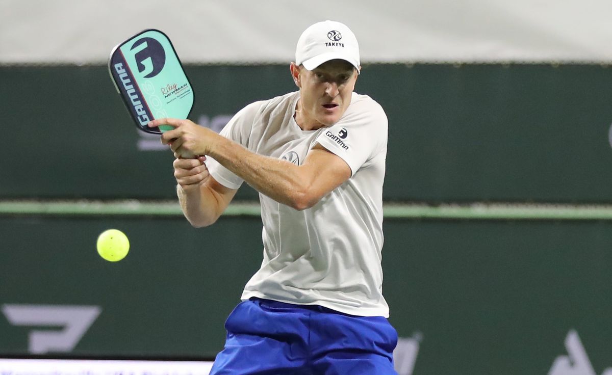 Riley Newman at the 2022 Margaritaville USA Pickleball Nationals Championships