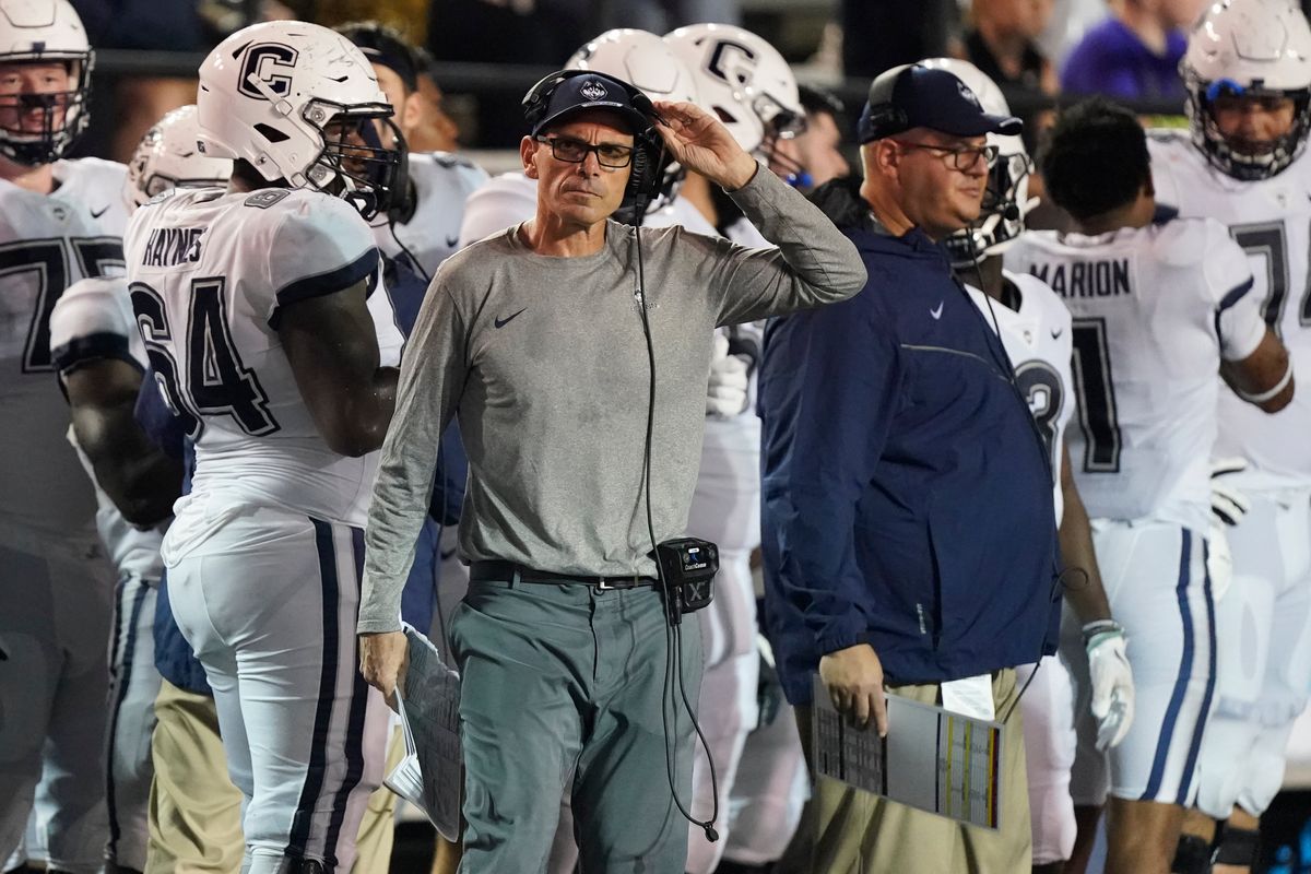 UConn head coach Lou Spanos