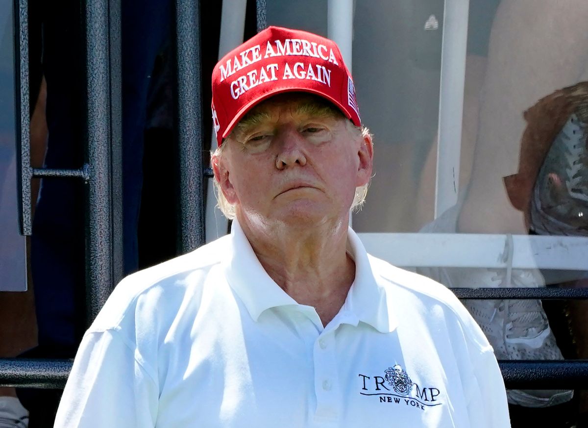 Donald Trump was indicted Aug.  14, 2023,  on charges of racketeering and a string of election crimes after a sprawling two-year probe into his efforts to overturn his 2020 defeat to Joe Biden in  Georgia, according to a court filing.
