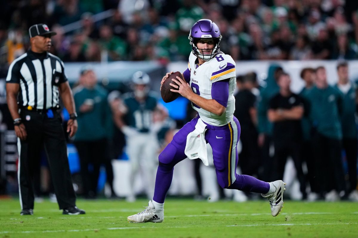 Kirk Cousins played well against the Eagles.