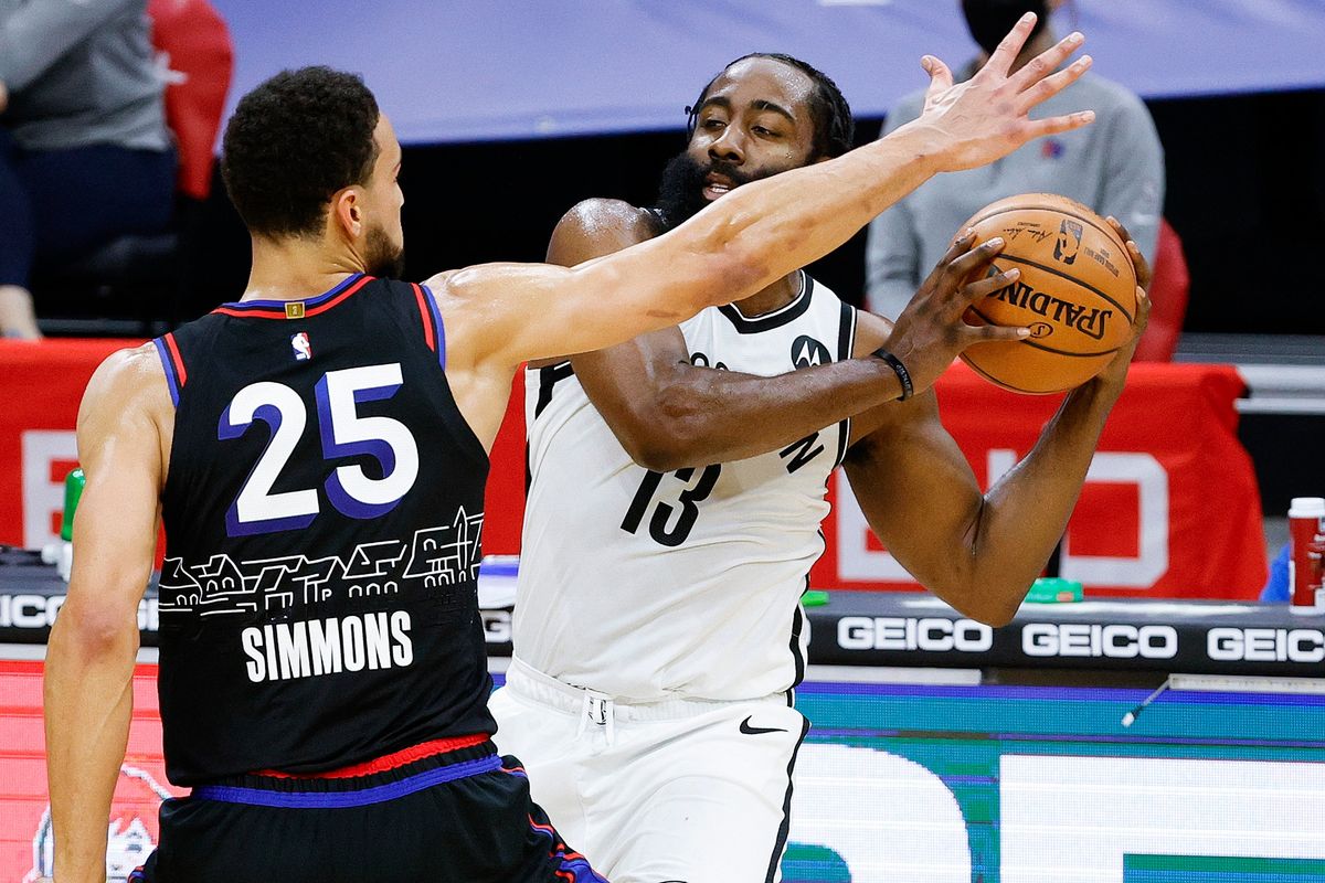 Ben Simmons and James Harden are the subject of trade rumors.
