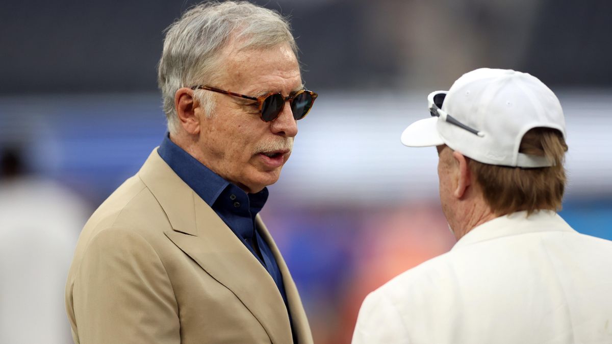 Rams owner Stan Kroenke, seen here looking like he’s about to flash a group of horrified college students
