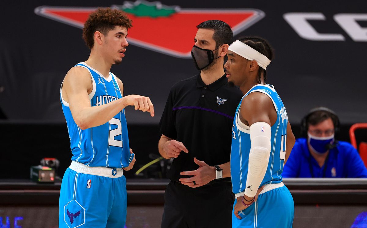 LaMelo Ball and Devonte’ Graham