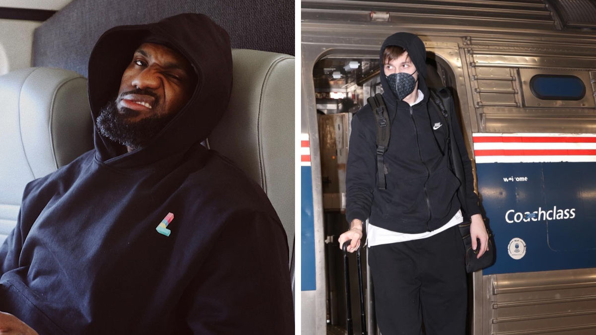 LeBron James, Austin Reaves and the Lakers took the train to New York.