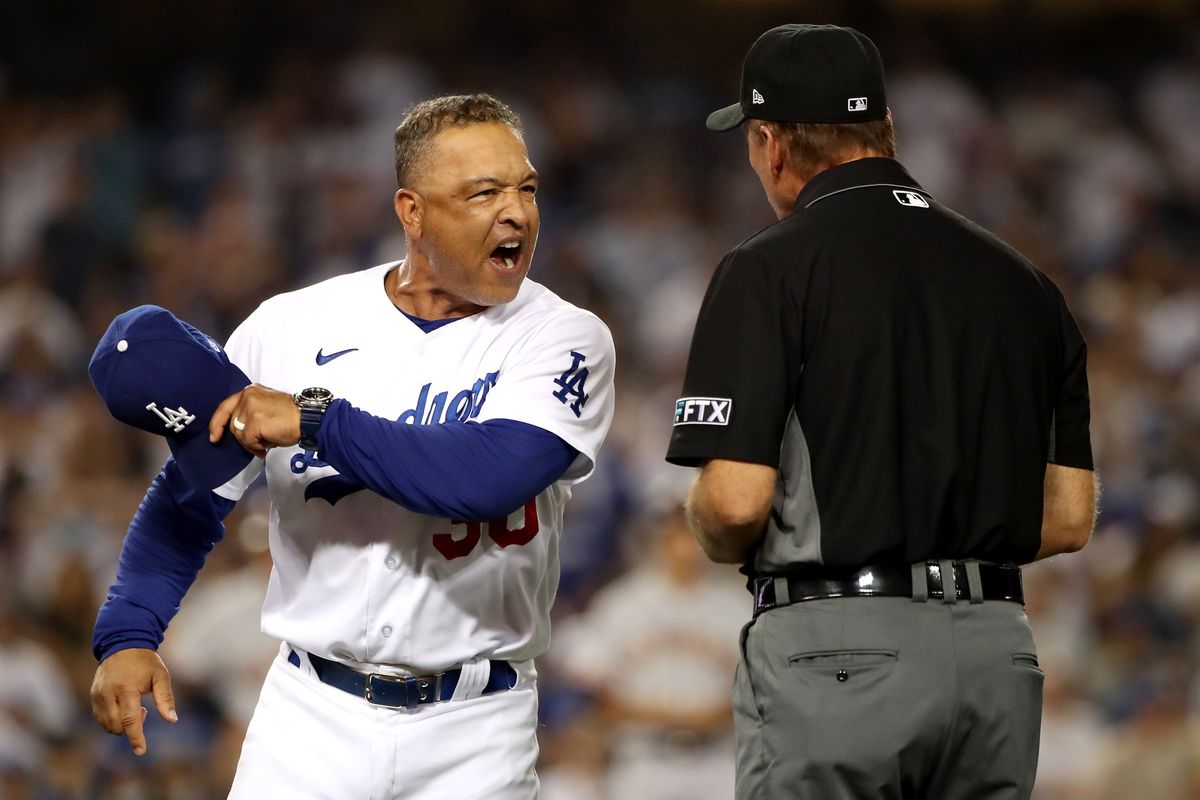 Dave Roberts blew a gasket as the Dodgers lost on a checked-swing ruling.