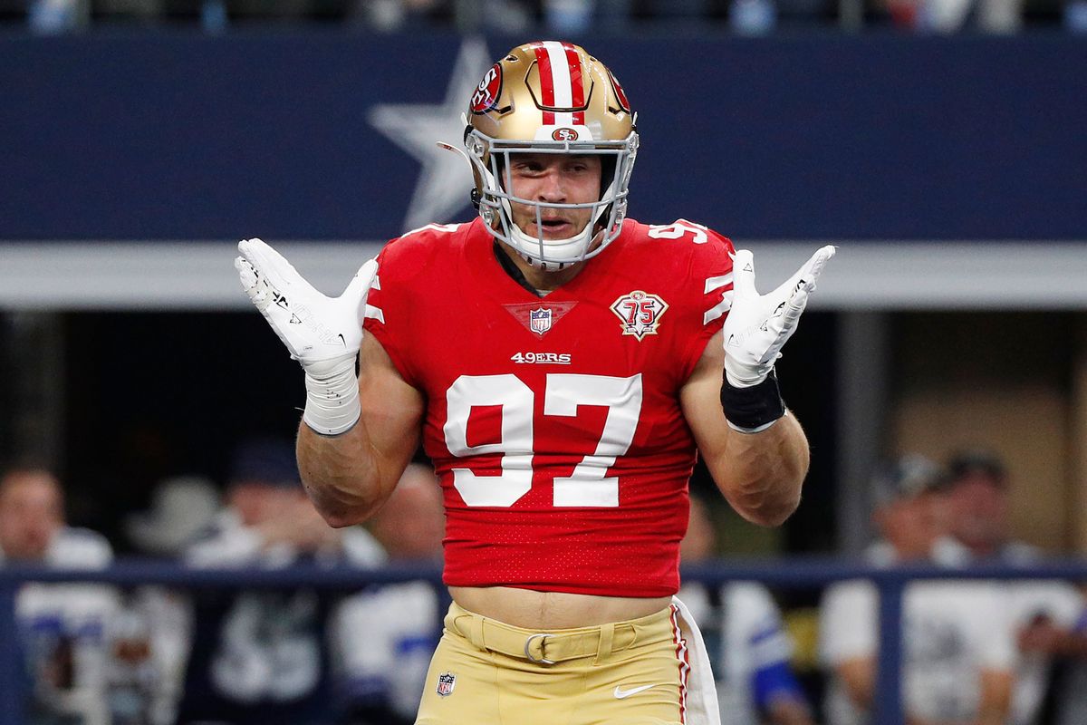 You could say that Green Bay fans are pissed off at Nick Bosa.