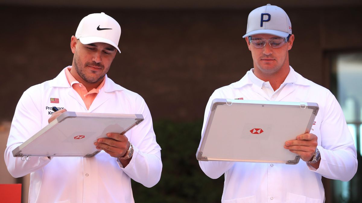 In case you were wondering, Brooks Koepka and Bryson DeChambeau are not over it.