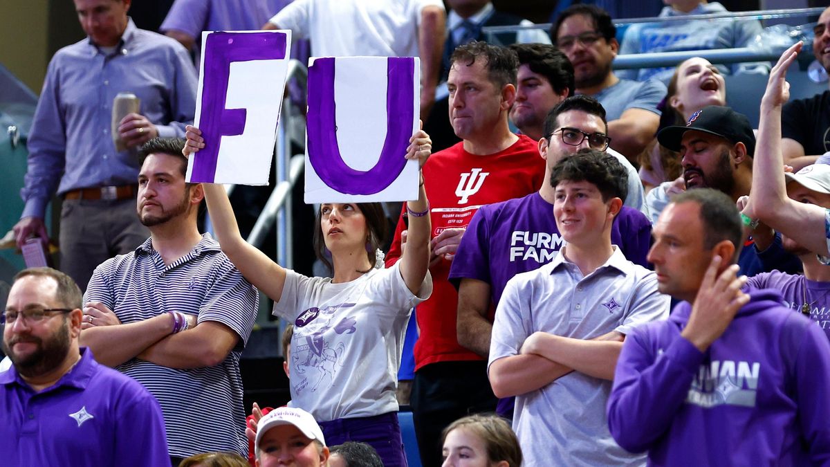 We’re with the Furman fans.