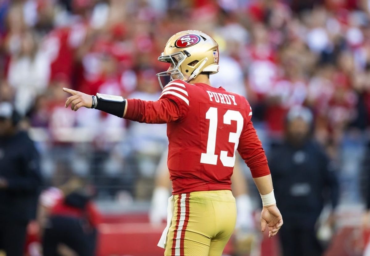 San Francisco 49ers' Brock Purdy (13) is set to become the third-youngest quarterback to start a Super Bowl.
