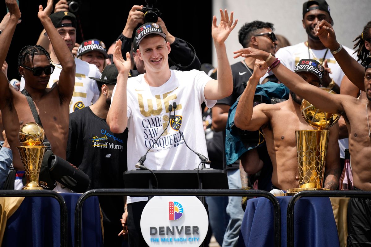 Nikola  Jokić has been enjoying himself lately.