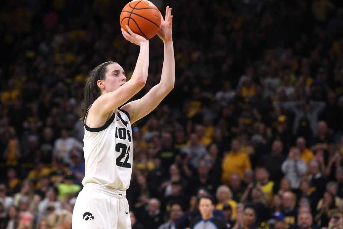 Iowa   s Caitlin Clark (22) breaks Pete Maravich   s NCAA Division I scoring record while playing Ohio State Sunday, March 3, 2024 at Carver-Hawkeye Arena in Iowa City, Iowa.