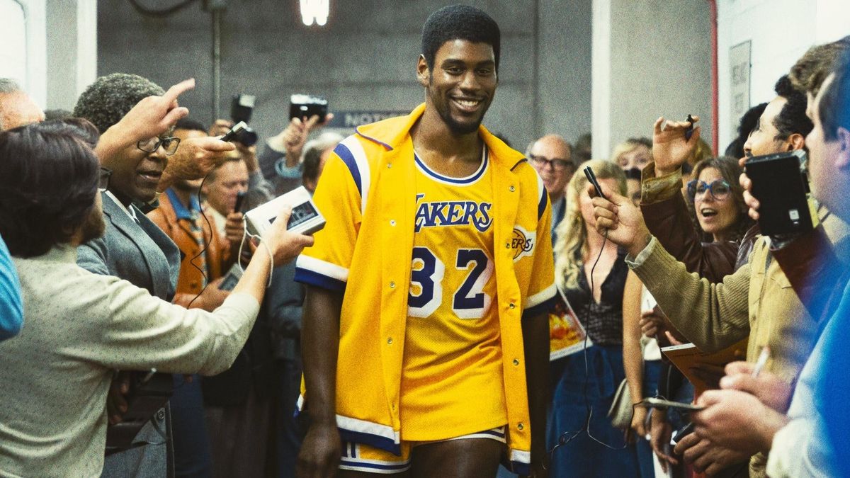 Quincy Isaiah as Magic Johnson in ‘Winning Time.”