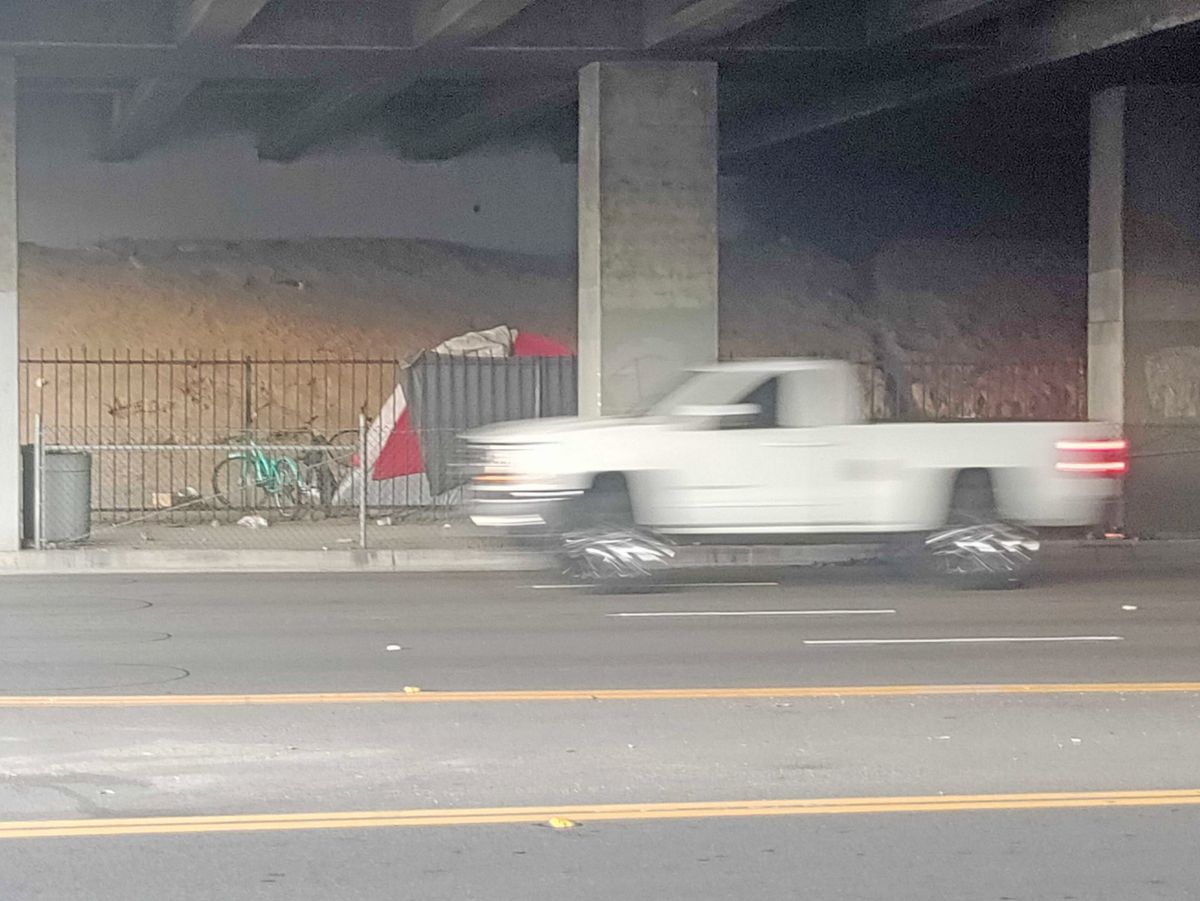 Life beneath the underpass.